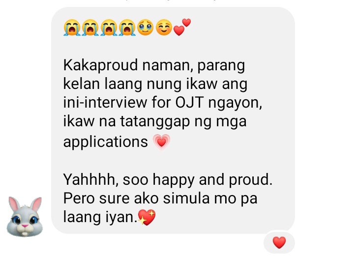Ksoo112_'s tweet photo. I'm so happy for having friends who are genuinely happy for my success. I'm sobbing. I'm rooting for all of you, too. Let's be successful together. We will. 🥹💖 https://t.co/C7NQSFXkDf