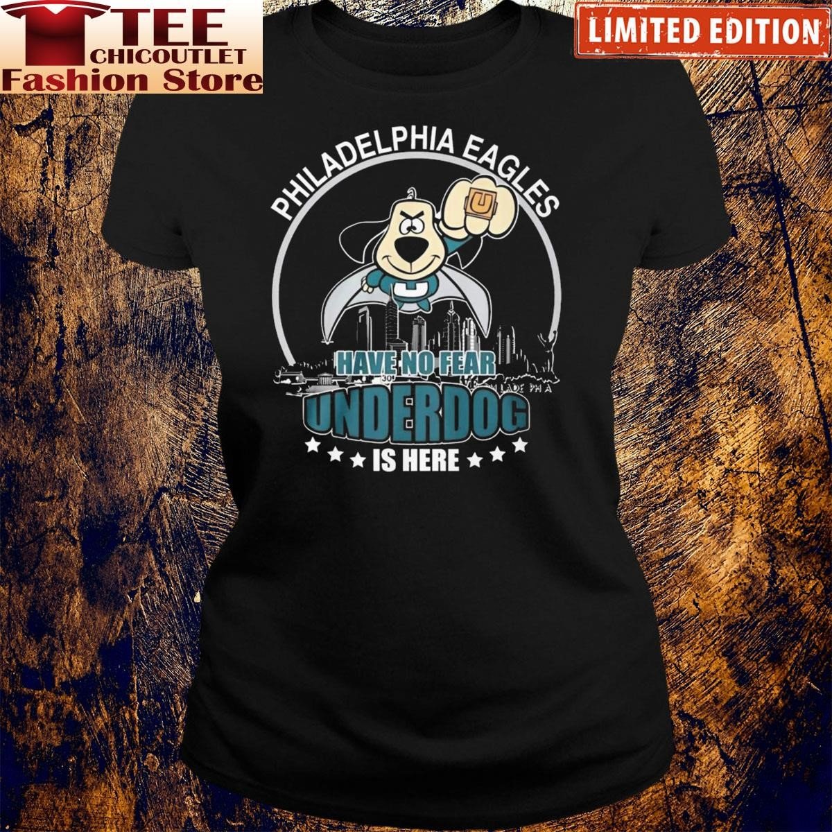 Teechi Coutlet on X: Philadelphia Eagles Have No Fear Underdog I Here T- Shirt   / X