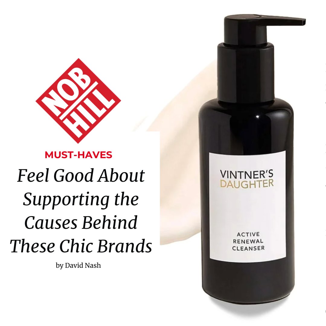 This year the San Francisco–based cult skin care brand, Vintner’s Daughter, is celebrating its 10th anniversary and the launch of its third product, Vintner’s Daughter Active Renewal Cleanser. Read about the other must-haves! Nobhillgazette.com #NobHillGazette