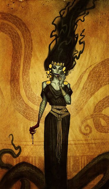 "Left to herself, the serpent now began
     To change; her elfin blood in madness ran" (Keats)

🎨 Johan Egerkrans

#ofdarkandmacabre #bookwormsat #31DaysofHaunting #31daysofhalloween