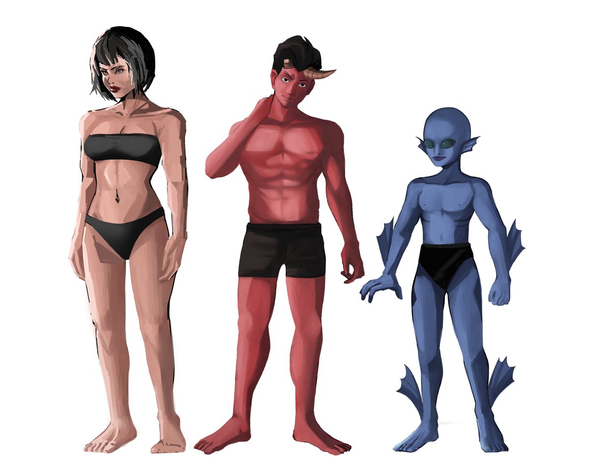 concept 3 races
3เผ่าพันธ์ุ มนุษย์ เผ่าอสูร เเละ เผ่าน้ำ
concept,การบ้าน
#draw #characterdesign #art #originalcharacter #conceptart #Original