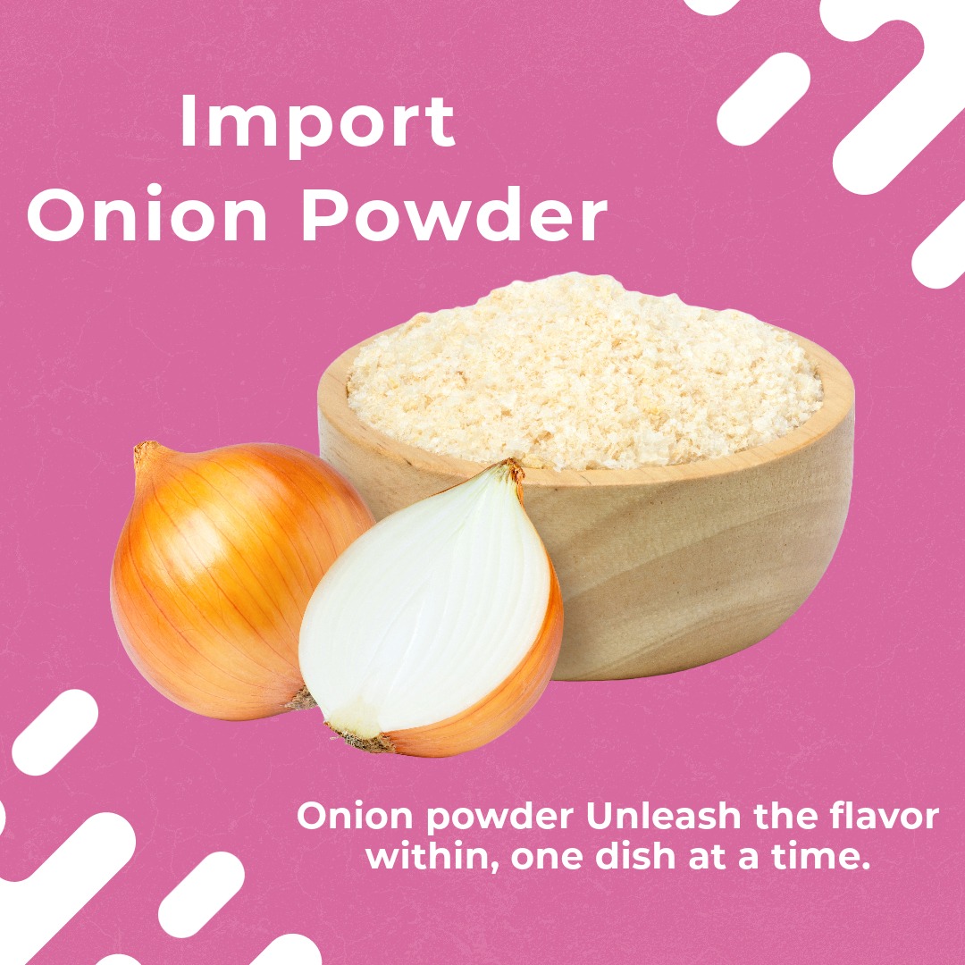 Onion powder Unleash the flavor within, one dish at a time.
.
.
#DevangTransliink #whiteonion #onionpowder #whiteonionpowder #QualityHarvest #FarmToTable #Export