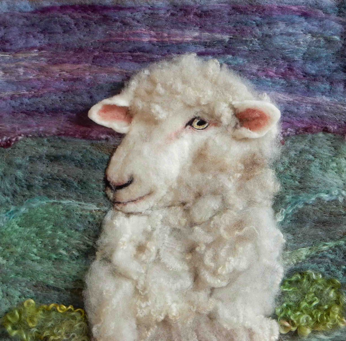 UllswaterFelt's tweet photo. #woolmonth #woolmonth2023 Foreign sheep: #Awassi #bluetexel #icelandic #targhee https://t.co/Vt3wFPRDNK @BritishWoolFarm @britishwool @MadeinEVAN @edenarts https://t.co/6dwYHUD5KQ