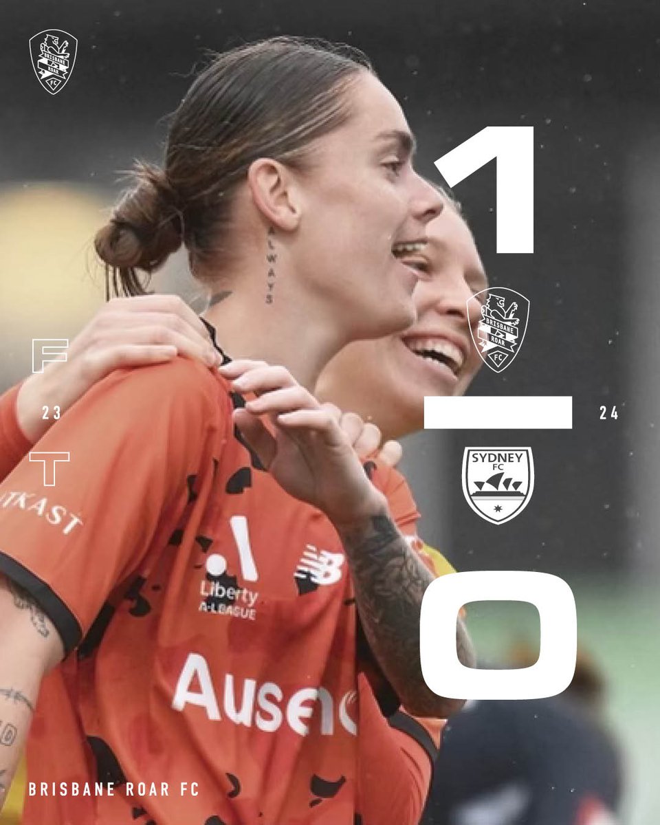 brisbaneroar's tweet photo. Your Roar keep former Champions Sydney FC at bay to secure the three points at Ballymore 💪

Thanks for coming out, Roar fans 🧡 https://t.co/onZXWCFnPT
