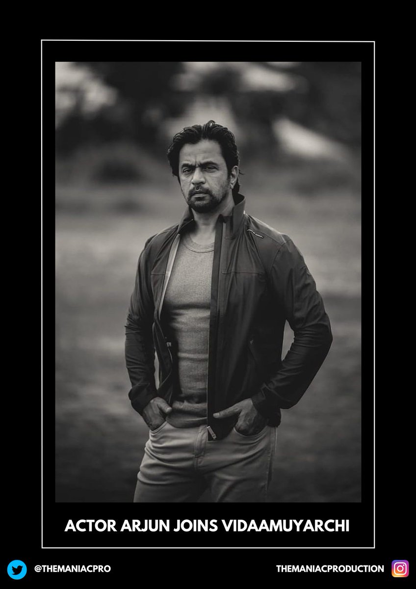 TheManiacPro's tweet photo. Actor @akarjunofficial Joins #VidaaMuyarchi 

Negative Shade ❤️‍🔥

#AjithKumar #LycaProductions https://t.co/S9nJd9tgMA