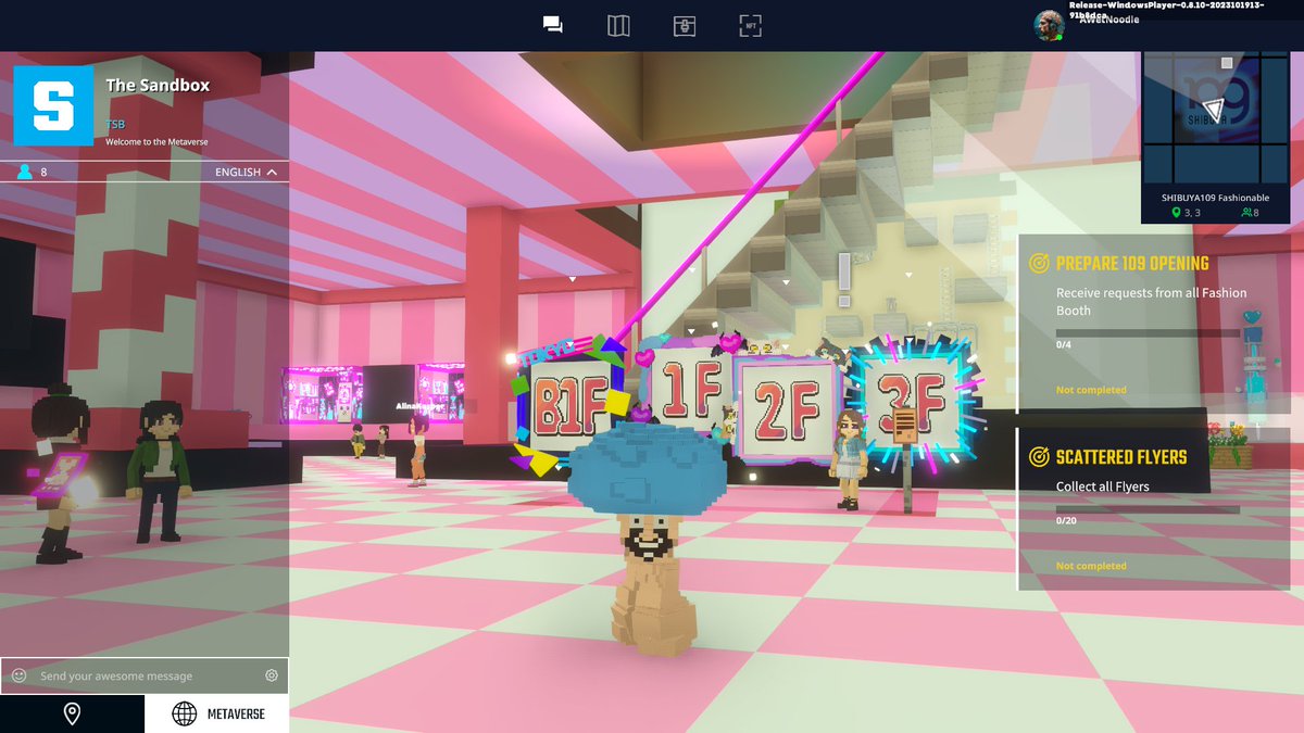 AWetNoodle1's tweet photo. Hanging #InTheSandbox and getting quests done for my Forge Rewards! Make sure to check out @TheSandboxGame and @Forge  to start earning Today! https://t.co/kgRsh7HR5p