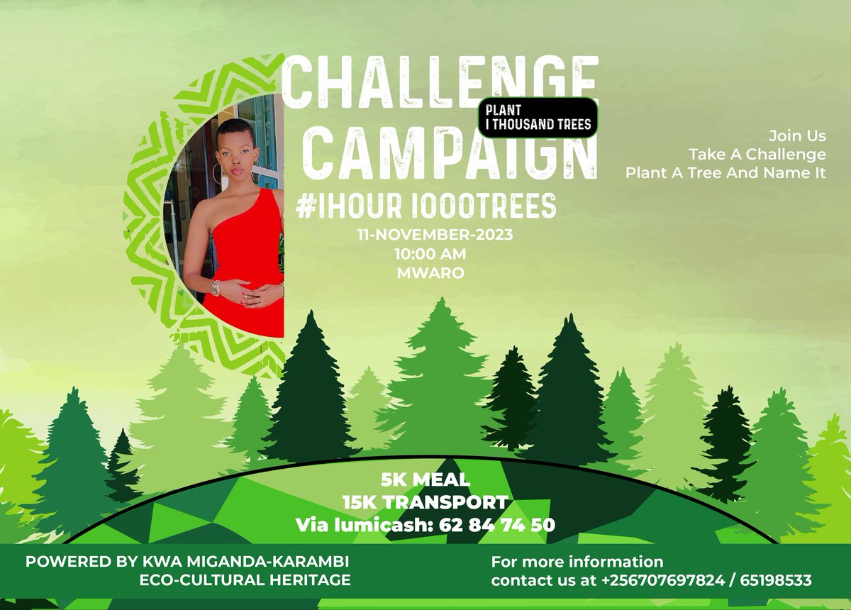 Real_Jocelin's tweet photo. Har'#Abatwip batazi gahunda ya #1kTrees?
Mwaro niyo destination, abandi batanguye gutanga information....wewe urindiriye iki?😂 https://t.co/S6Y1ZO0Rlp