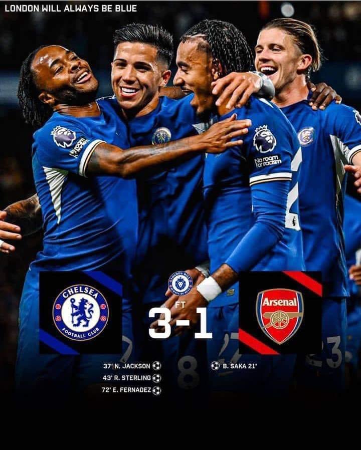 mizferthoughts's tweet photo. Not even Saka or Saliba will save the gunners from Chelsea wrath today at Stamford bridge ๐๐
#masculinitysaturday #Chealseavsarsenal #Whatsapp #Reecejames #Evemaina #COYG #deprem #IsraelTerorrist https://t.co/AXEazUvLcu