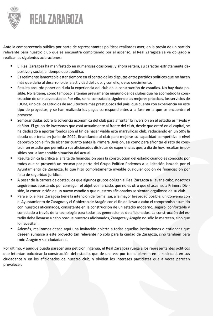 Real Zaragoza tweet media