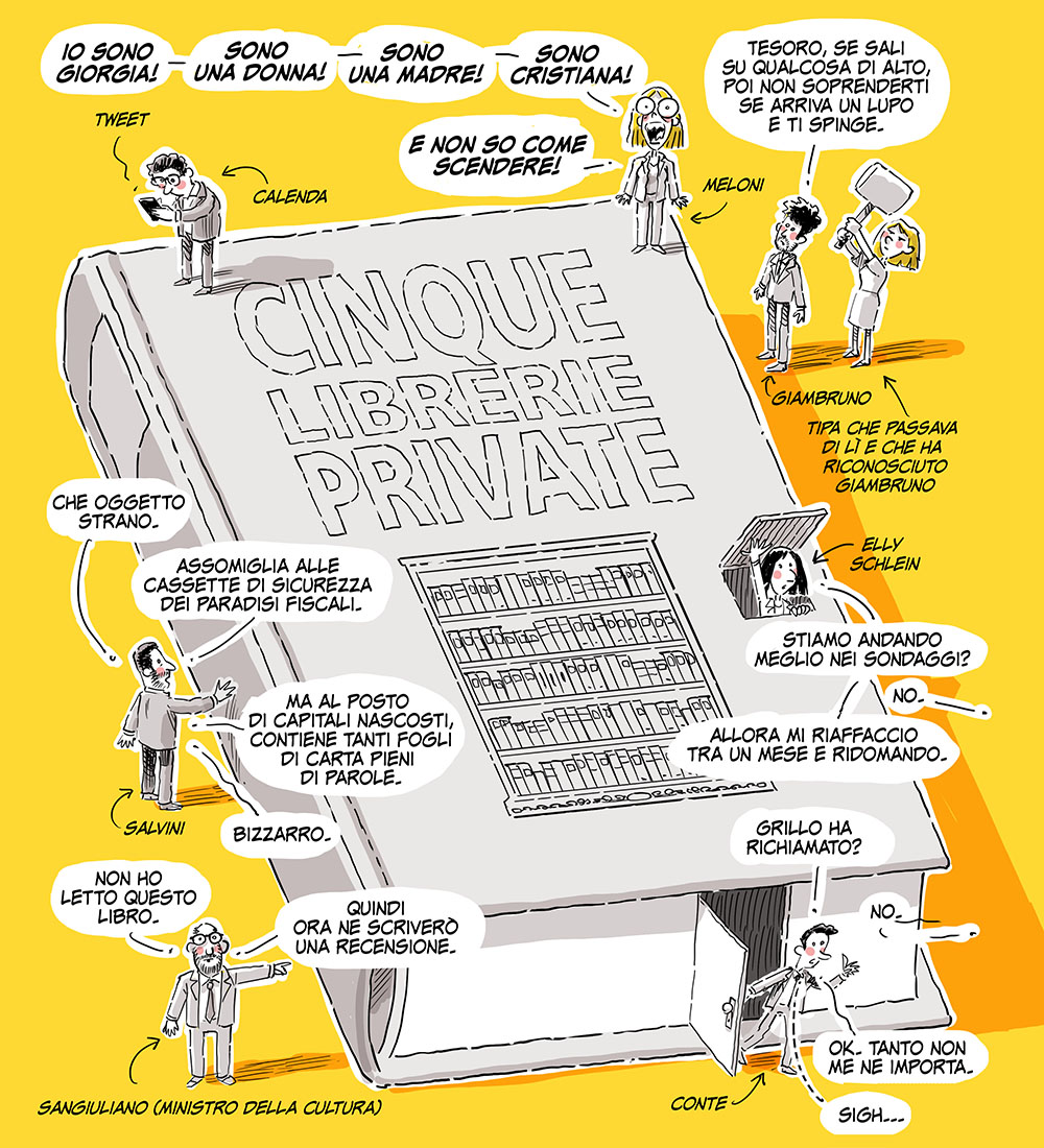 tartaro7's tweet image. Cinque librerie private (continua)⬇️
#GiuseppeConte #Salvini #Lega #Meloni #EllySchlein #PD #fratelliditalia #M5S #Calenda #Azione #librerie #libri #Giambruno