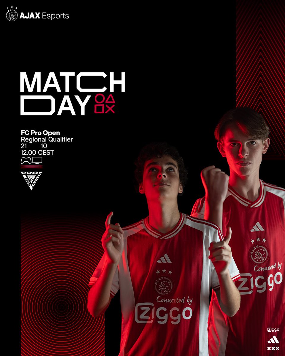 AFCAjax_eSports's tweet photo. Time to shine, boys! 🎮 https://t.co/q7NRpteusH
