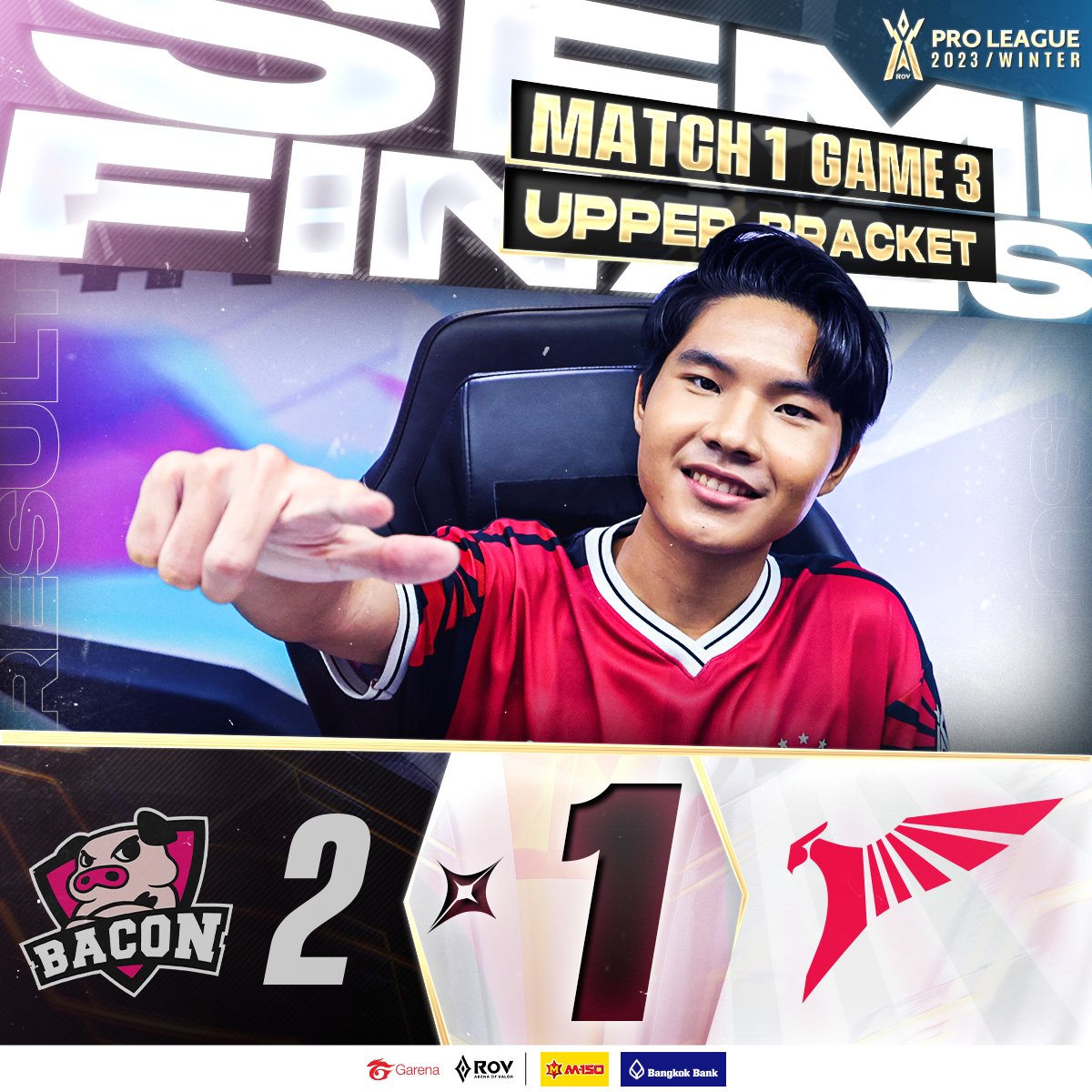 ไม่มีเกมศูนย์!! #ทาลอนเก่งอะ ฮึดสู้  ซัดเจ้าหมูเบค Bacon Time ตีกลับมา 1-2  เกมถัดไปมาลุ้นกันต่อว่าใครจะหมัดหนักกว่ากัน!! #RPL2023Winter