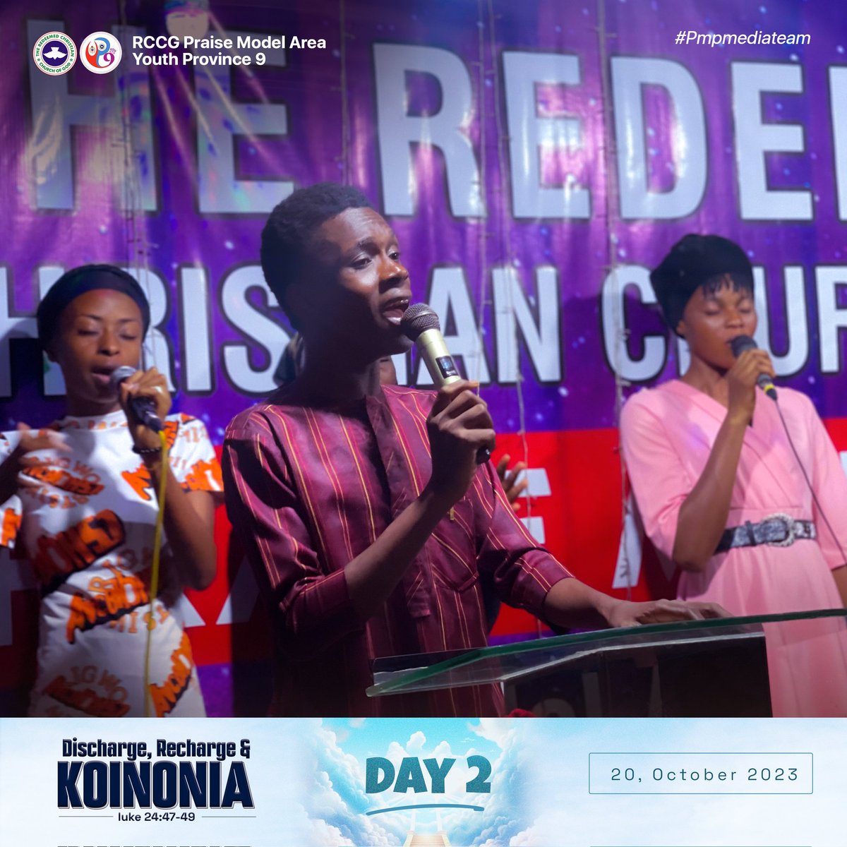 RCCGPMP's tweet photo. Pictorial Exerts from Day 2 of #workersretreat tagged Discharge, Recharge and Koinonia 🤗.
#day1 #workersretreat #workers #discharge #recharge #koinonia #rccgpmp #rccgworldwide #rccg https://t.co/iRXHh3FJre