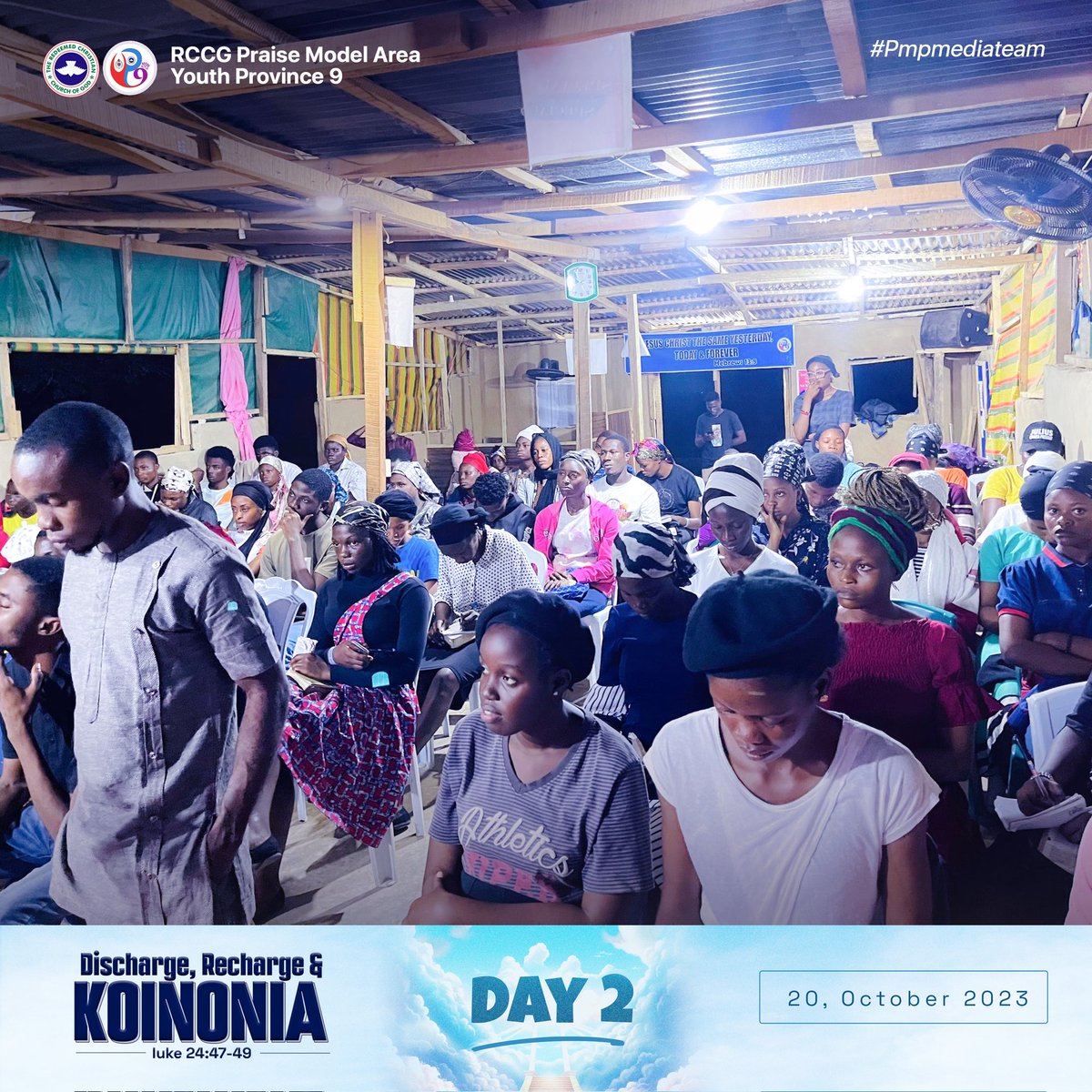 RCCGPMP's tweet photo. Pictorial Exerts from Day 2 of #workersretreat tagged Discharge, Recharge and Koinonia 🤗.
#day1 #workersretreat #workers #discharge #recharge #koinonia #rccgpmp #rccgworldwide #rccg https://t.co/iRXHh3FJre