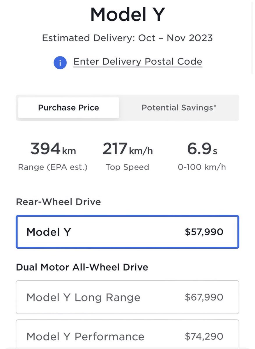 Jufa94065032's tweet photo. Les prix baissent au canada pour la tesla modèle Y, du jamais vu.

Prices are falling in Canada for the Tesla Model Y, unprecedented.
+ the additional discount with my link
#tesla #modelY #quebec #canada #TeslaWinner

👉👉

https://t.co/nlD6IUFPHG https://t.co/qdsXBLxzyR