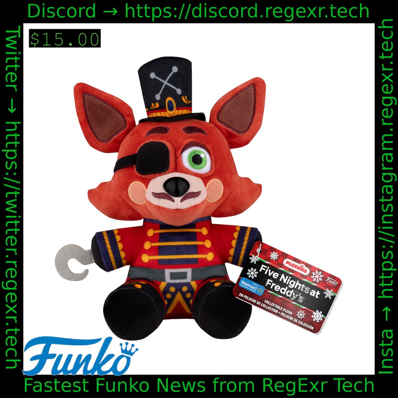 Peluche Funko : FNAF Dreadbear - 7 Dreadbear