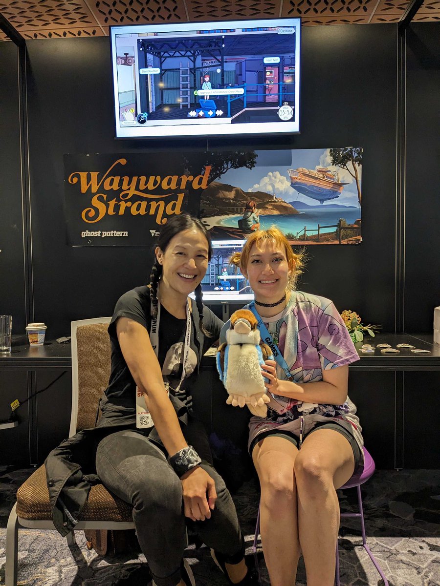 WaywardStrand's tweet photo. The wonderful #ReneeLim dropped by our booth this week at #SXSWSydney 💘
Another member of our very talented cast, Renee gave her voice to the (whirlwind incarnate) Dr. Shen 🩺 https://t.co/mj7lA4cT7R