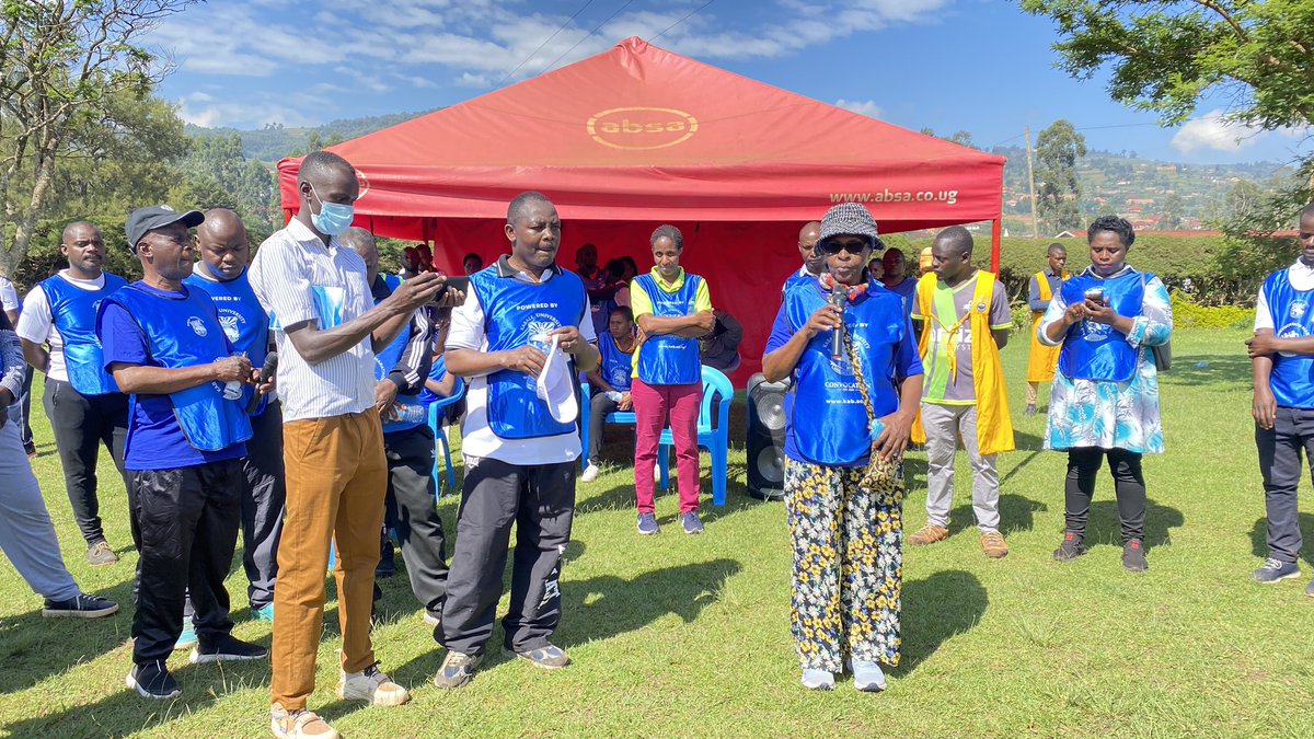 kabuniversity's tweet photo. The team from @kabuniversity community participating in a walk this morning where the Chief walker was the Vice Chancellor Prof. @jckwesiga
The Convocation Marathon was a launch for a minibus fundraiser.
#ConvocationAtKAB https://t.co/hdsakRWaI3