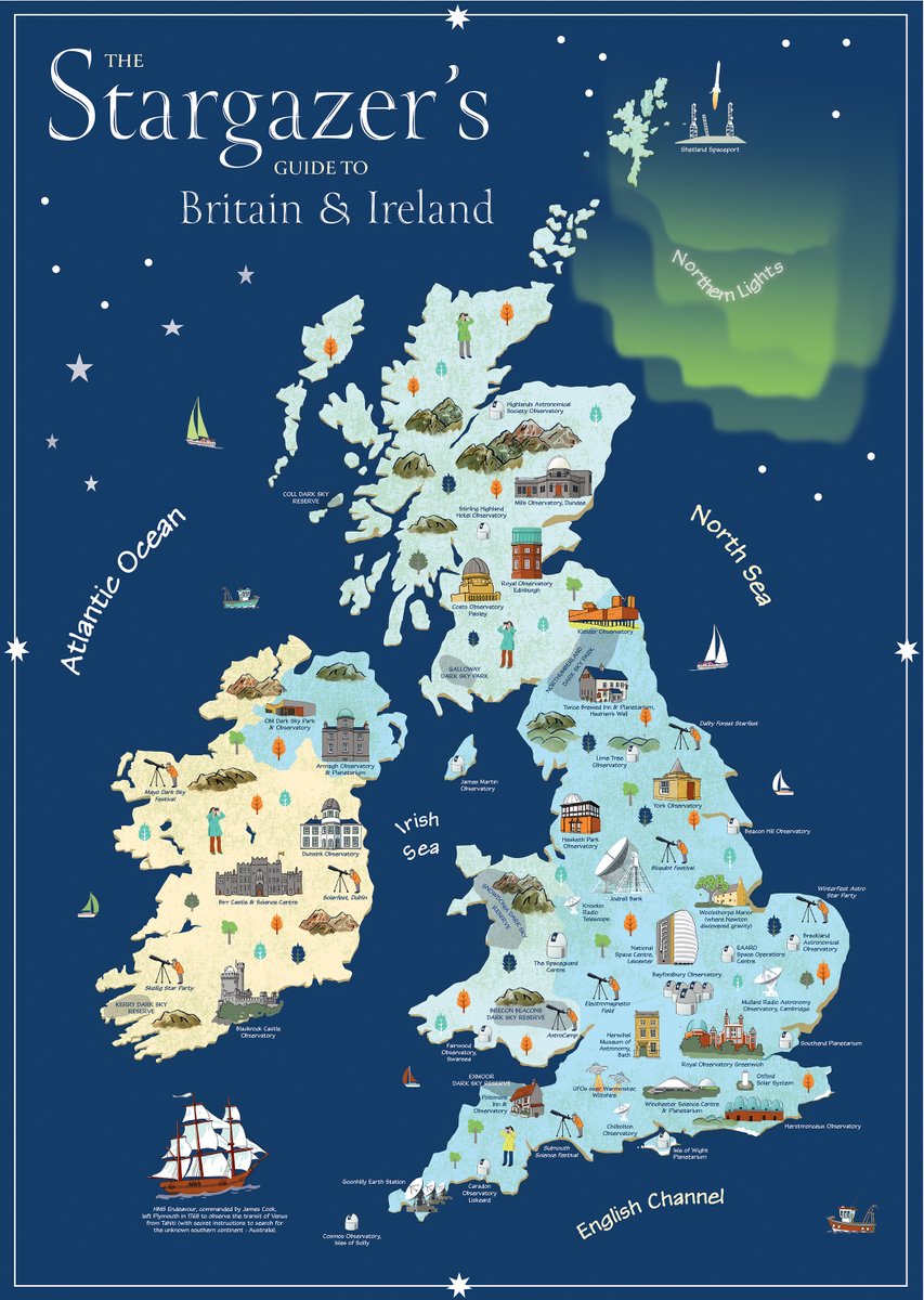 Shooting stars tonight and the next few days. If you want to know where some of our Dark Sky Parks are where you can see the Orionid Meteor Shower best, you can always use my ornamental Astronomy Map of Britain and Ireland.
#meteorshower #shootingstar #astronomy #map #orionid #UK