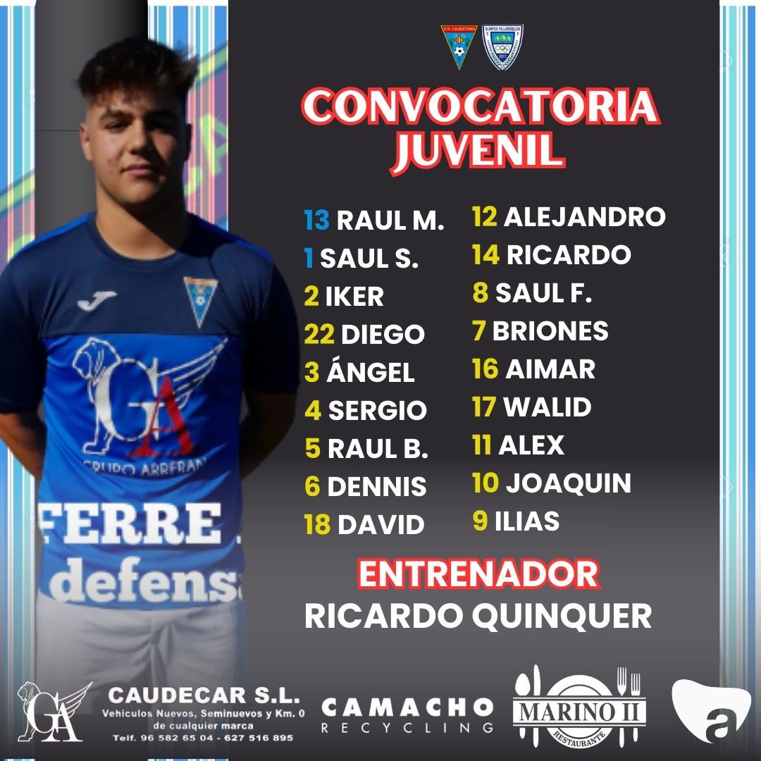 👉🏻Estos son los 18 elegidos para afrontar el partido contra el olímpico de Villarrobledo 

⚽️Os esperamos 

#hastalavictoriasiempre