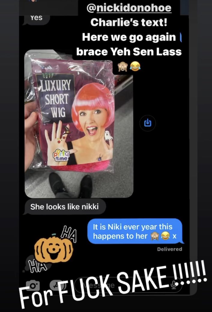 NickiDonohoe's tweet image. That time of the year again !!! 🙄😵‍💫😂 #killmenow