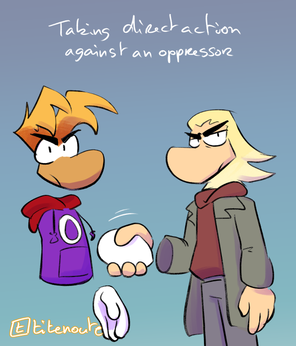 ttnt974's tweet photo. Here again for a few quick posts about #Rayman in #CaptainLaserhawk 
Ramon is a remix alright. 
Despite everything, he's still the same character at his core. And that's why I was happily surprised by his character arc. Thx Bobbypills ! (The BGE fans might not feel the same tho) https://t.co/spagAO2oA7