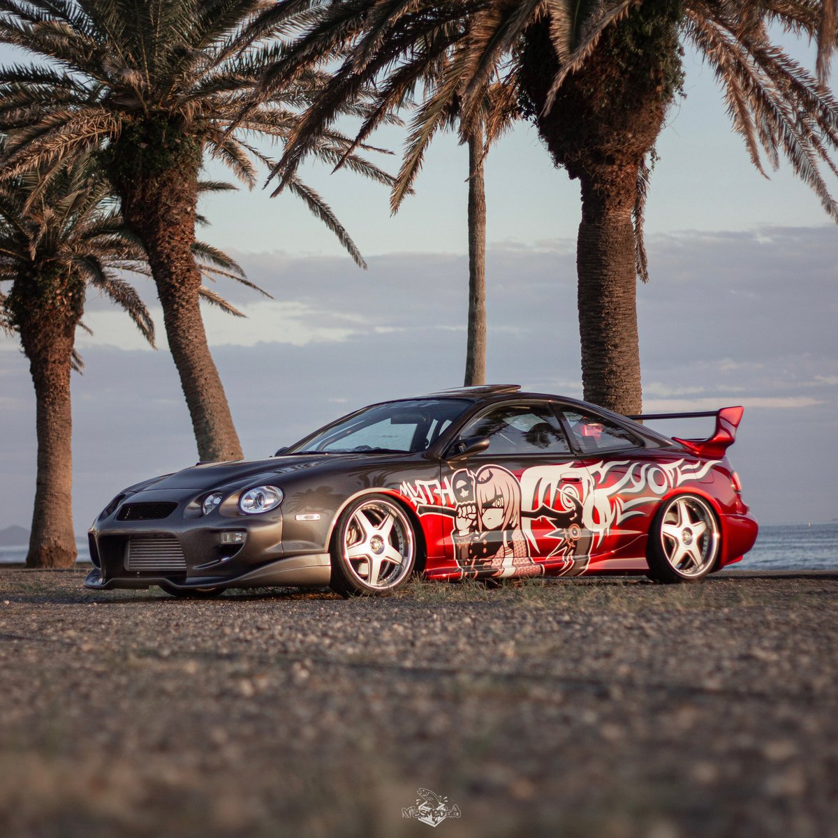 Masuo_st205's tweet photo. My 1995 TOYOTA CELICA.

This is the car of the Grim Reaper, based on the motif of Mori Calliope.💀
 #isthisamusclecar https://t.co/ODfS4lmwj7