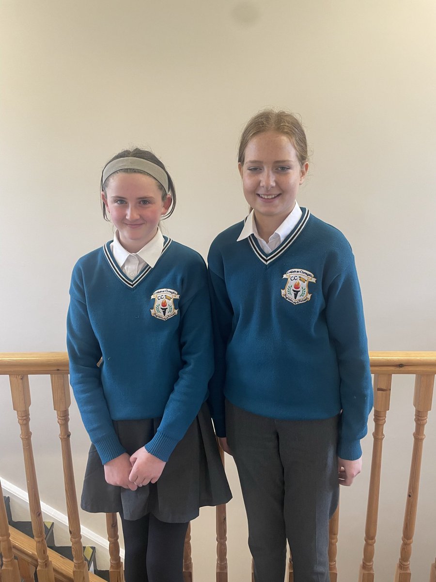 chreagain's tweet photo. Congratulations to our students Aoife Cunningham 1st Year and Caitlin Flynn 2nd Year and their team mates @_MMGAA Ladies Football who were crowned u14 County Champions recently. Fantastic Achievement girls. https://t.co/6jABVipvtp