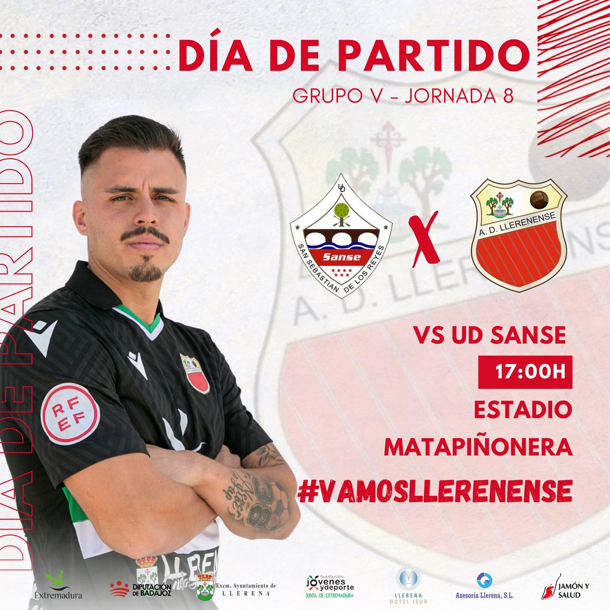 adllerenenseof's tweet photo. DÍA DE PARTIDO 

🏆 2ª RFEF - 🗓️ Jornada 8

🆚 @UDSanse
📆 HOY
⏰ 17:00h
🏟️ Matapiñonera 
📻 @enjuegoCEX
📺 @FootballClub

Partido complicado hoy pero que sin duda vamos a pelear por conseguir los 3 puntos ⚔️💪 

#vamosllerenense https://t.co/hPoj6Johbu