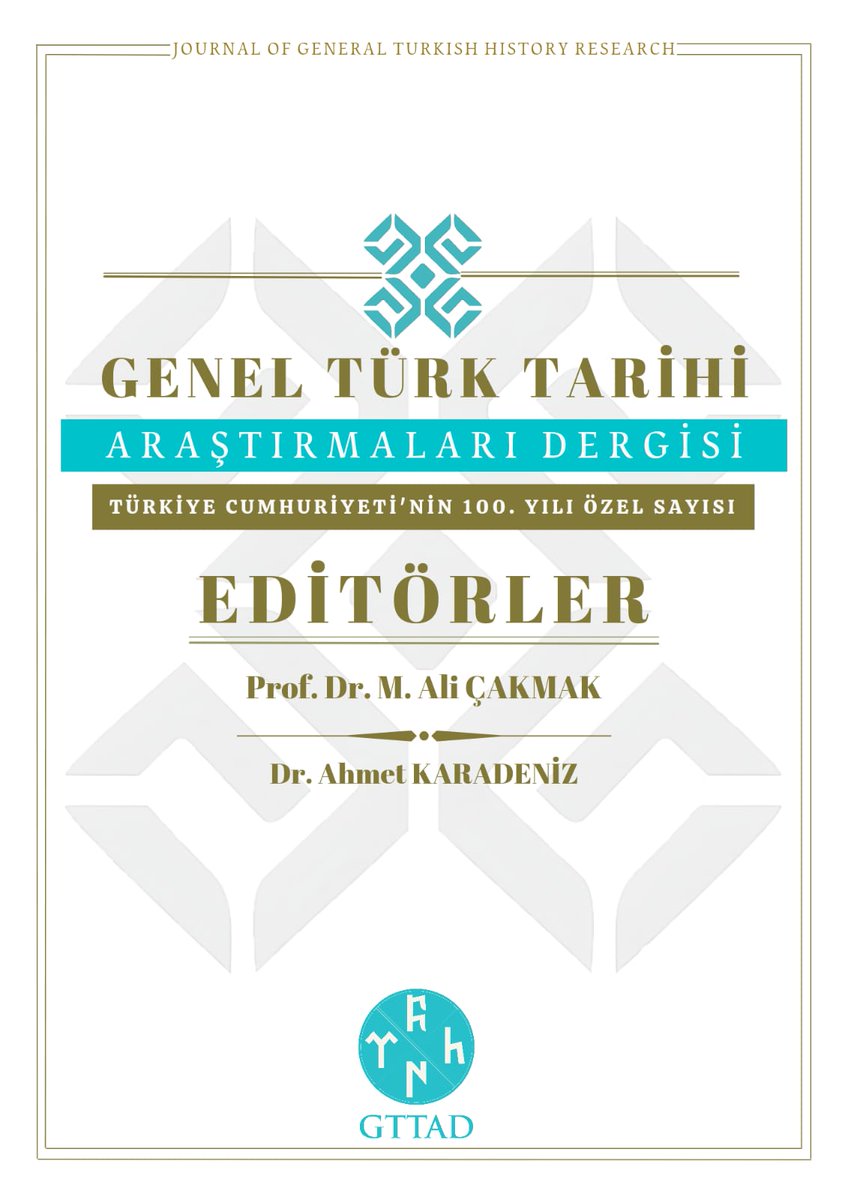 gttad_'s tweet photo. #YENİSAYI \✒️
🇹🇷🇹🇷🇹🇷🇹🇷🇹🇷🇹🇷🇹🇷🇹🇷🇹🇷🇹🇷🇹🇷🇹🇷🇹🇷🇹🇷
GENEL TÜRK TARİHİ ARAŞTIRMALARI DERGİSİ TÜRKİYE CUMHURİYETİ'NİN 100. YILI ÖZEL SAYISI
🇹🇷🇹🇷🇹🇷🇹🇷🇹🇷🇹🇷🇹🇷🇹🇷🇹🇷🇹🇷🇹🇷🇹🇷🇹🇷🇹🇷
EKİM 2023

DergiPark Bağlantısı: https://t.co/CTfn6Cf5Fm https://t.co/RLNvfEMEY8
