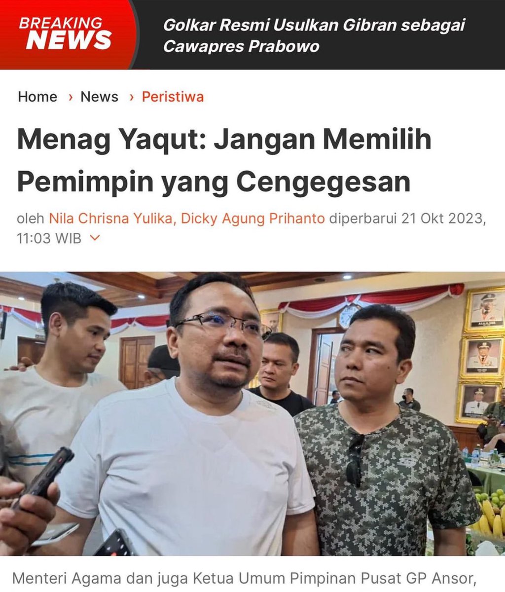Gus_Raharjo's tweet photo. Paham .??? 

#GibranMenclaMencle https://t.co/KbOkN433Me