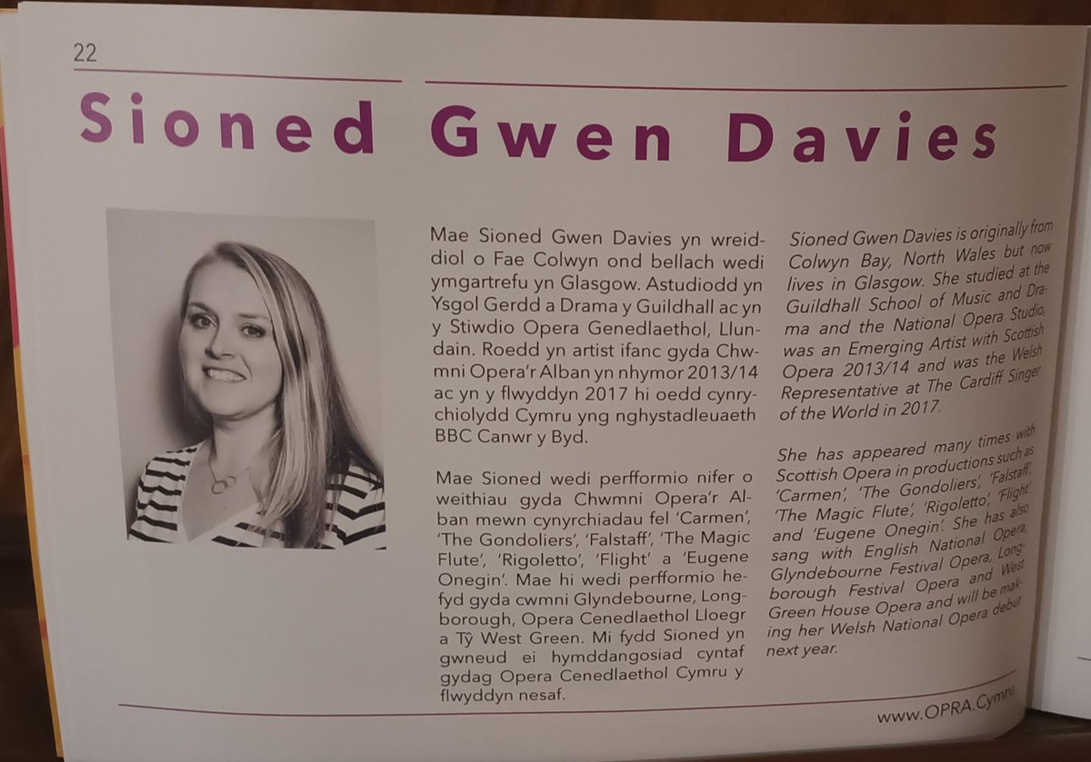 Llongyfarchiadau mawr i bawb o  <a href="/OPRACymru/">OPRA Cymru</a> ar eu perfformiad gwych yn Llanrwst heno, ac yn arbennig i'r cyn ddisgybl <a href="/SionedGwen/">Sioned Gwen Davies</a> am ei phortread meistrolgar o Olwen! Braf hefyd oedd gweld wynebau cyfarwydd a dysgwyr <a href="/ysgolycreuddyn/">Ysgol y Creuddyn</a> yn y gynulleidfa 🎶👌