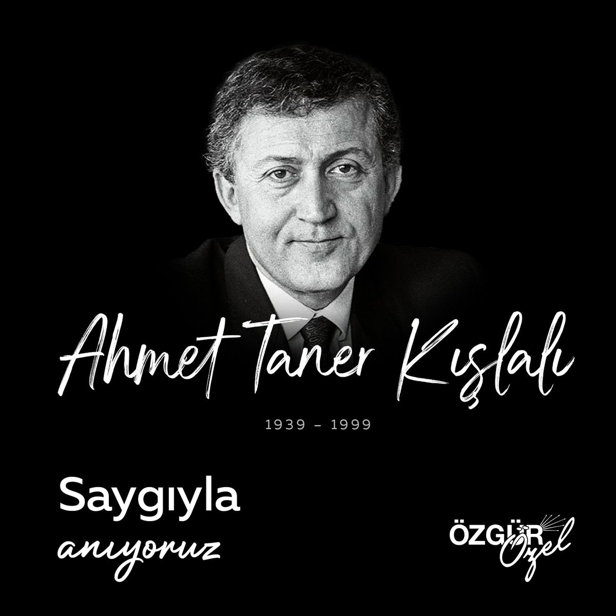 Kültür Bakanlığı görevinde de bulunmuş saygın akademisyen, bilim insanı Cumhuriyetin ve devrimlerinin yılmaz savunucusu #AhmetTanerKışlalı'yı hain bir suikastle aramızdan ayrılışının 24'üncü yılında saygıyla anıyorum.