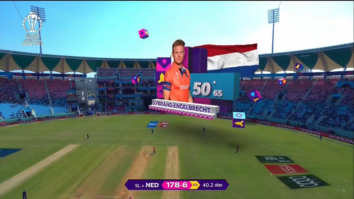 dilbag_koundal's tweet photo. Can @KNCBcricket Upset another One today? with @OfficialSLC ?
#NEDvsSL #CWC23 #SlvNed
Logan van Beek, #Engelbrecht add crucial runs
Netherlands stuttered early after Rajitha's three wickets.
NED 187/6 (41) CRR: 4.56
Netherlands opt to bat. https://t.co/HctGDi80nQ