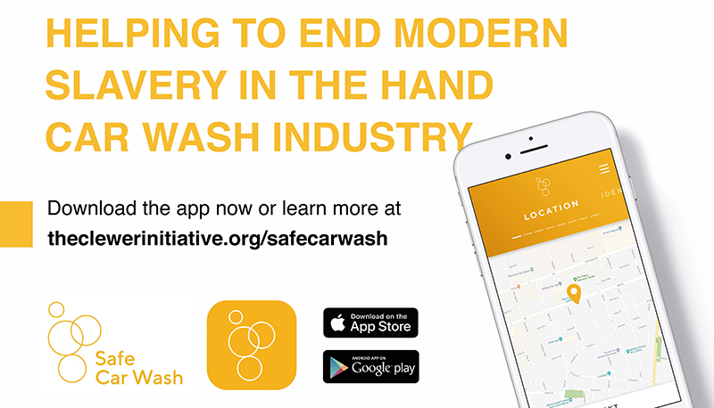 🚗 Getting your car washed this weekend?
🤷‍♀️  Know how to spot the signs of #LabourExploitation?

1️⃣ Price too cheap
2️⃣ Intimidating management
3️⃣ Workers living on site
4️⃣ No PPE

Download the @theclewer #SafeCarWash App & report your suspicions