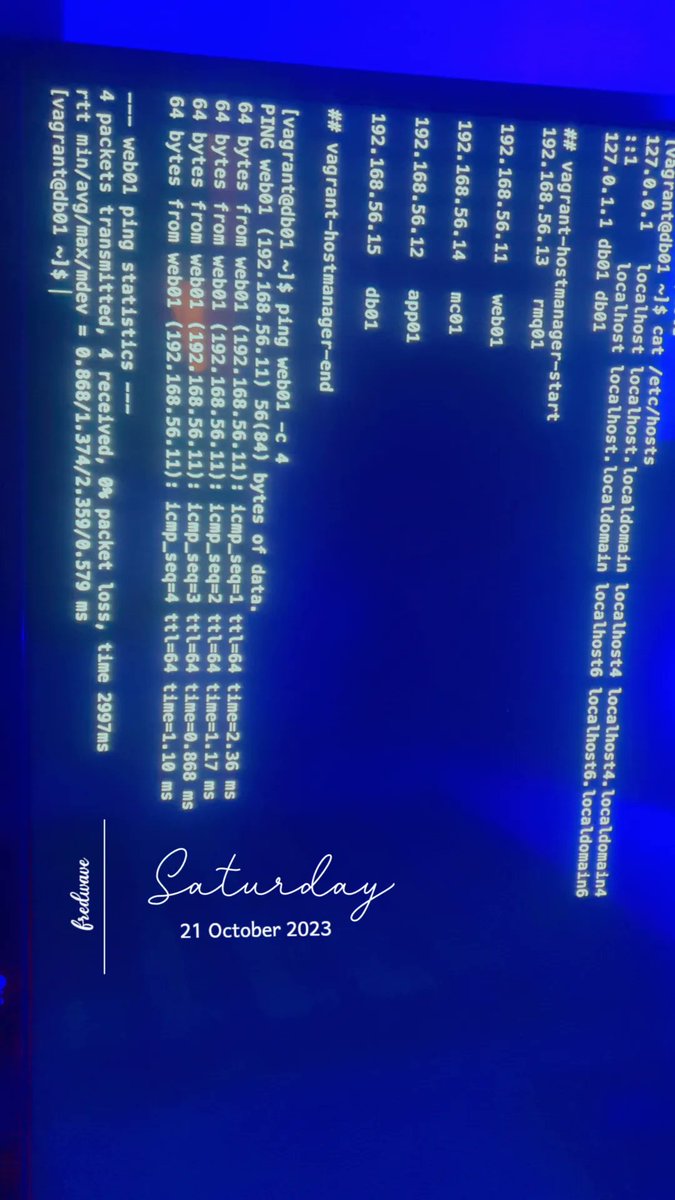 sudo_talon's tweet image. Saturday morning well spent provisioning 5 VMs with just few line of code #InfrastructureAsCode #DevOps #Vagrant #Jenkins