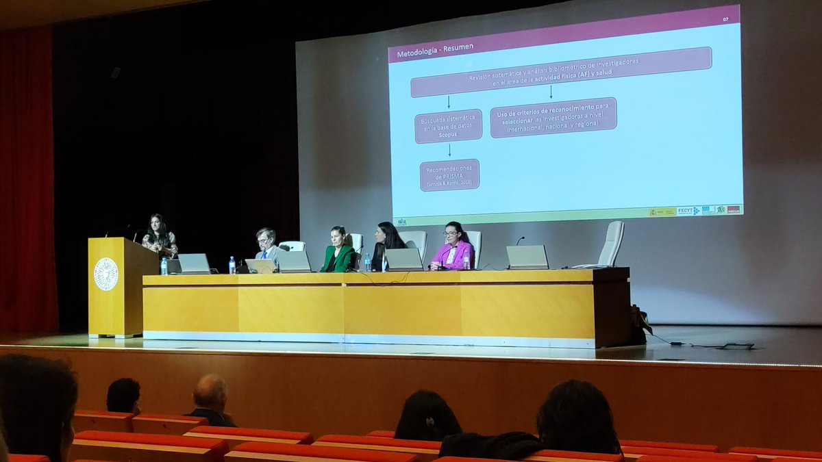 RedExernet's tweet photo. Mujeres y ciencia en el ámbito de la Actividad física y la Salud - Versión 2.0 @IreneRodrguezGm
#exernet2023 https://t.co/gfGQ06JDTE