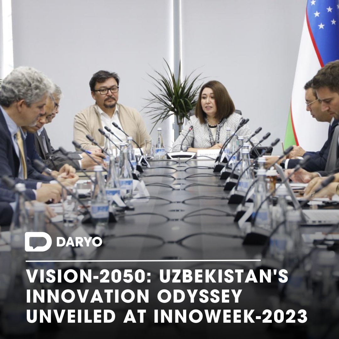 #VISION2050: #Uzbekistan's #innovation odyssey unveiled at #InnoWeek-2023 

🇺🇿💡🏅

The central #objective was to chart a course towards the long-term #advancement of higher #education, #science, and #innovation in the #RepublicofUzbekistan. 

👉Details  — dy.uz/7Mdrr