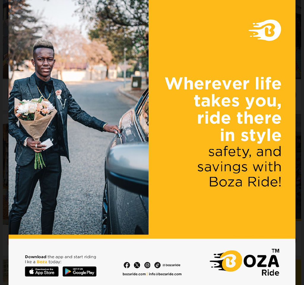 Carolinerathabe's tweet image. Visit @BozaRide website today and learn more about the services they offer bozaride.com Boza Ride is here to make your riding and driving experience easier, download their app, register and start your journey. #BozaRide