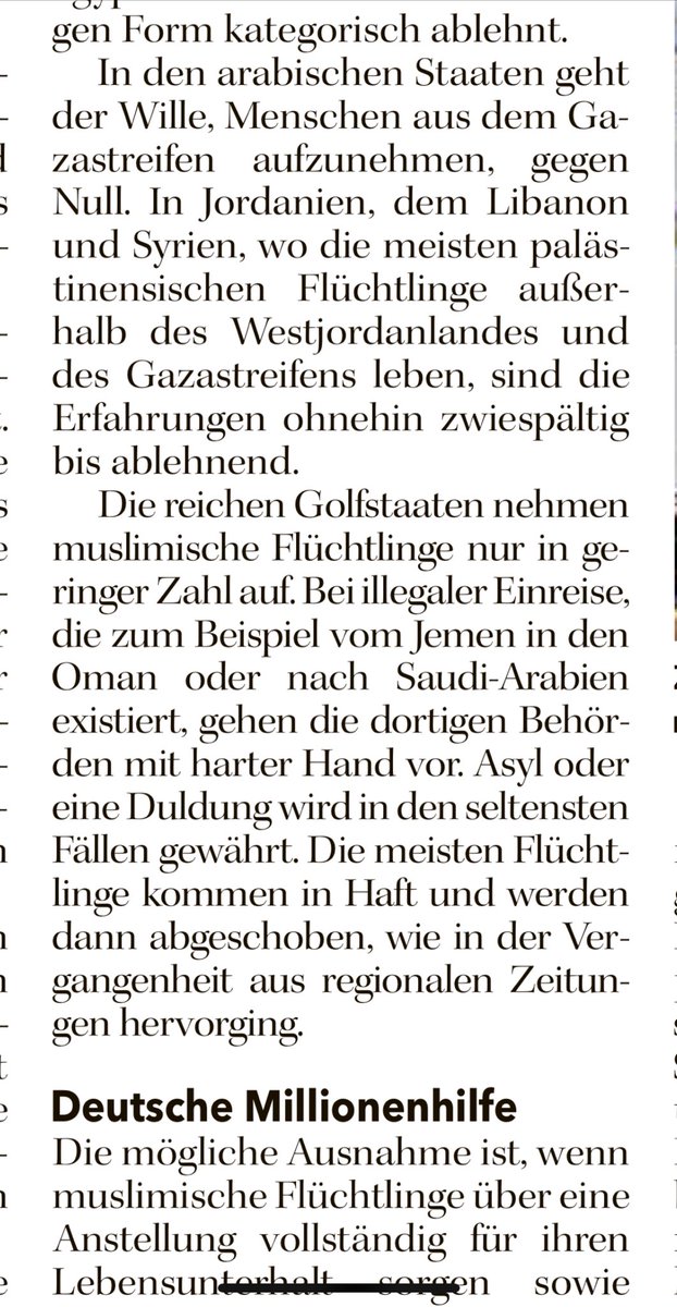 Der eigene Kulturkreis will diese #Flüchtlinge nicht…(Volksstimme vom 21.10.2023)