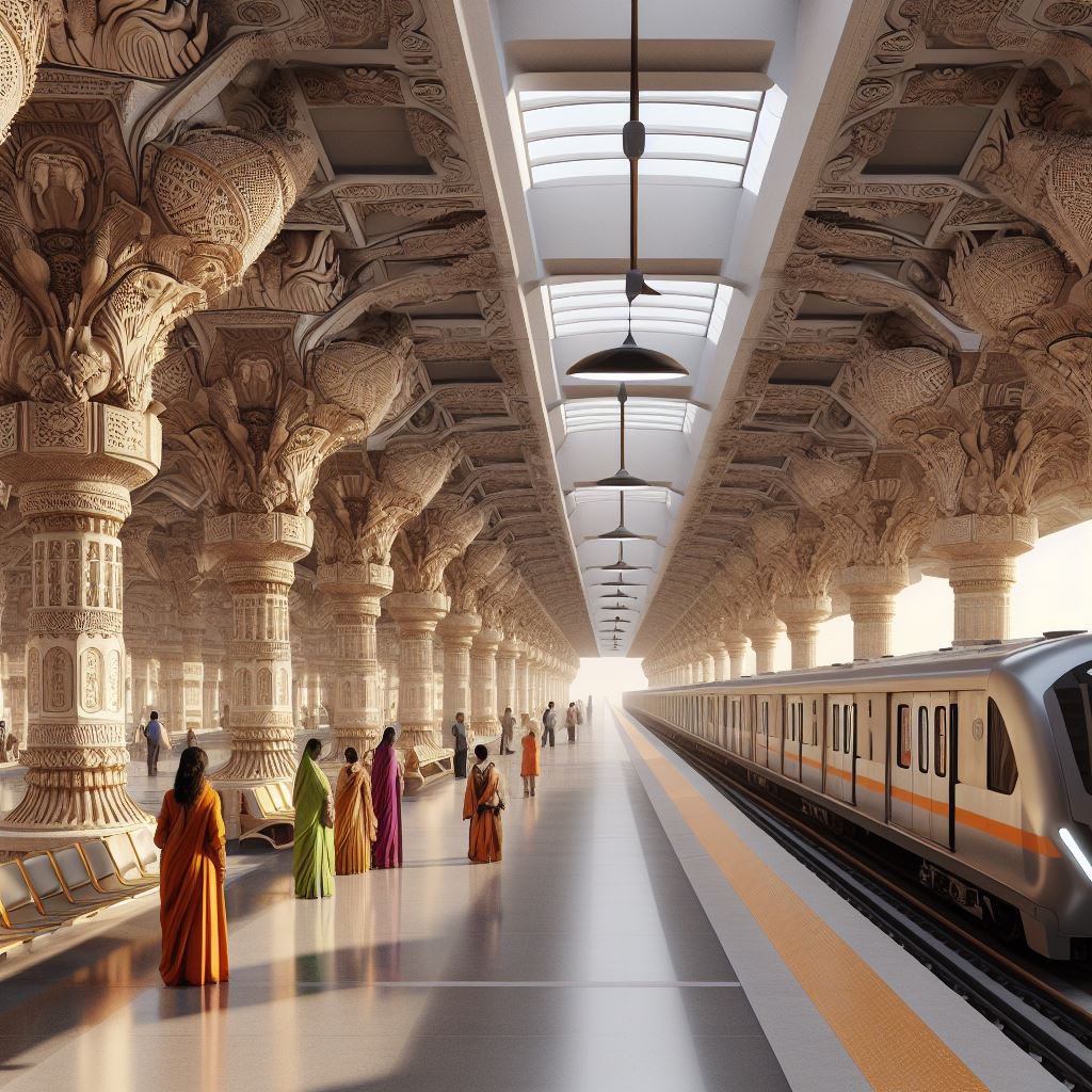 Infragati's tweet photo. #Bharat #RRTSTrain #Metro https://t.co/9vjjW34YCD