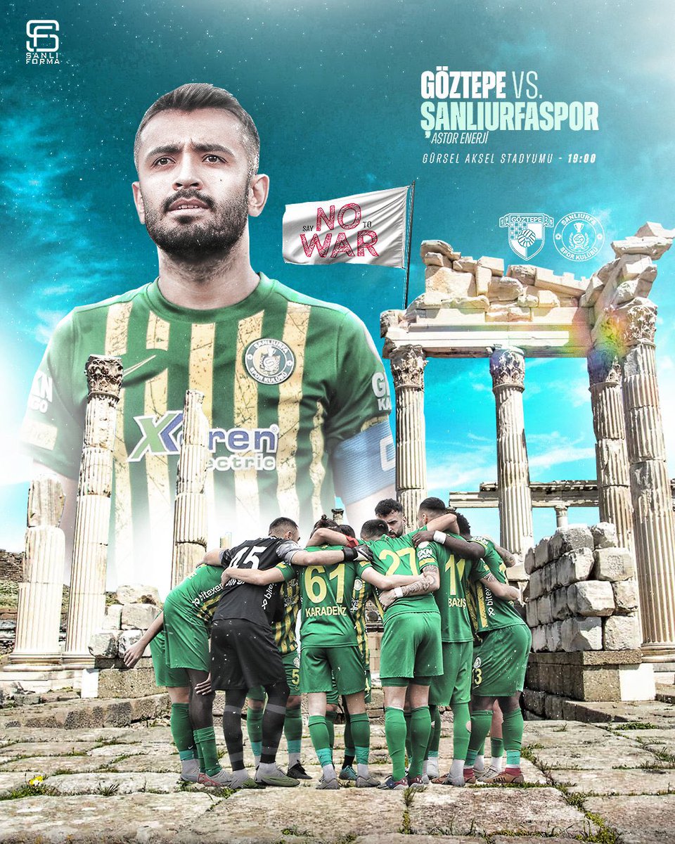 Şanlı şehrin şanlı takımı Şanlıurfaspor’a Göztepe karşılaşmasında başarılar diliyorum. 

<a href="/Sanliurfaspor/">Kızılkaya Tarım Şanlıurfaspor</a>