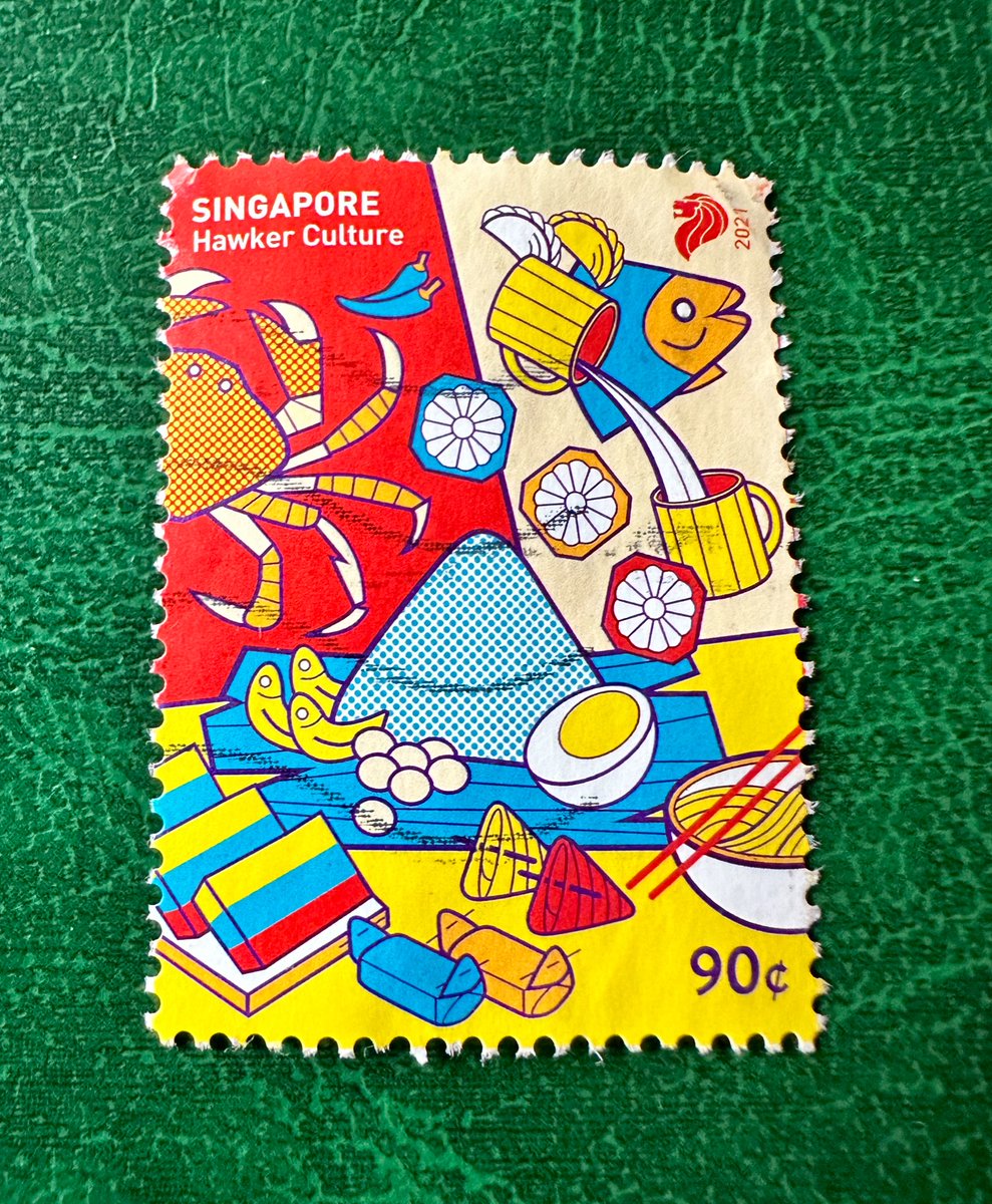 Morning!!! I hope you’re all having a great day. It’s #StampShareSaturday and your chance to show one of your favourite stamps. My choice today is this 2021, 90 cent stamp from Singapore 🇸🇬.

#stampcollecting #philately #stamps