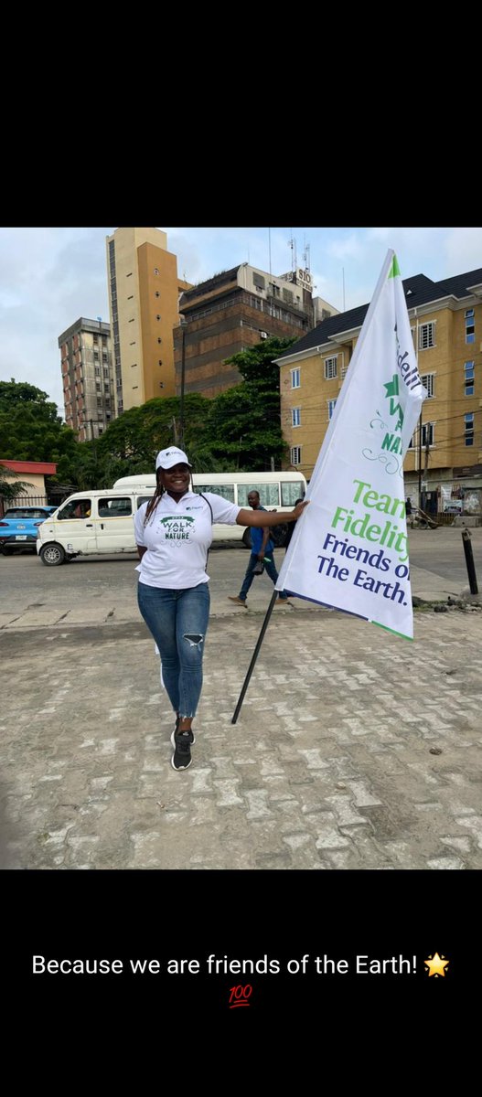 fidelitybankplc's tweet photo. The walk is over! 🤸🏾‍♀️🌍
We are intentional about nature. 
We are friends of the Earth.

#WalkForNature #GreenEarth
#FidelityNatureWalk #FidelityCSR https://t.co/fulPbbODFp