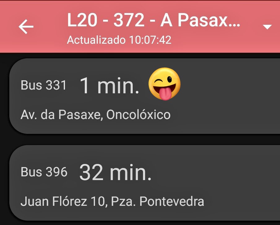 BlogBusurbano's tweet image. ‼️Aviso Exprés‼️‼️Sáb 21/10‼️
Repite el #BusEléctrico en la #Lín20, entre Pza. de Pontevedra y el #Pasaje.
Ya casi es parte de la familia este #MAN #LionsCityE de @MANtruckandbus @MAN_Iberia ¿Se estará haciendo "el longuis" #Tranvías para devolverlo? 😁

#Bus331 en @BusCoruna! 😃