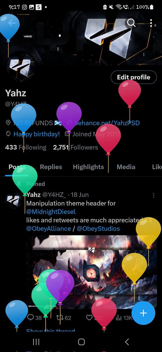 Y4HZ_'s tweet image. Balloons 👀