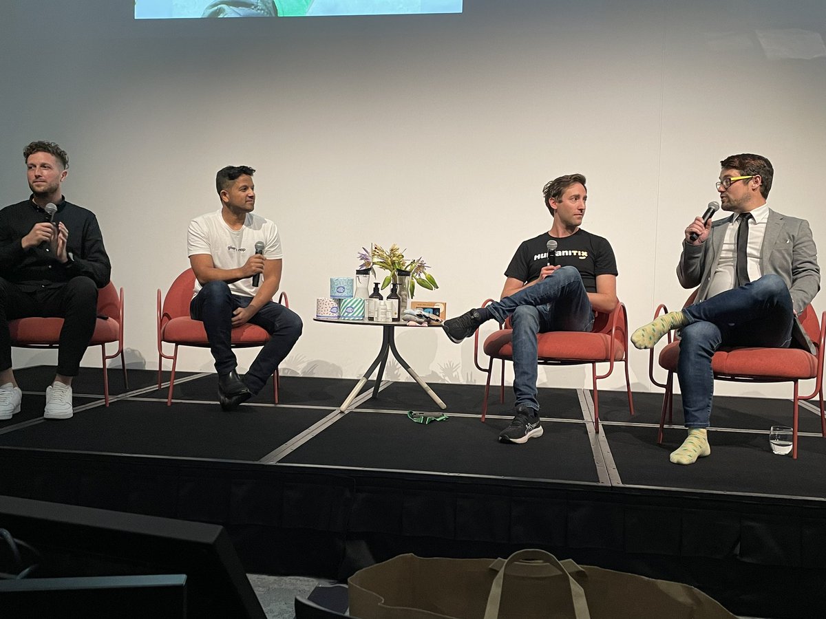 One of the best panels at @sxswsydney this week with the founders of @WhoGivesACrapTP, @thankyou_AUS, @humanitix_team & @ConsciousStep on social enterprise startups. As soon as I read the submission for this panel, I knew I wanted to see it. It was beyond what I hoped.