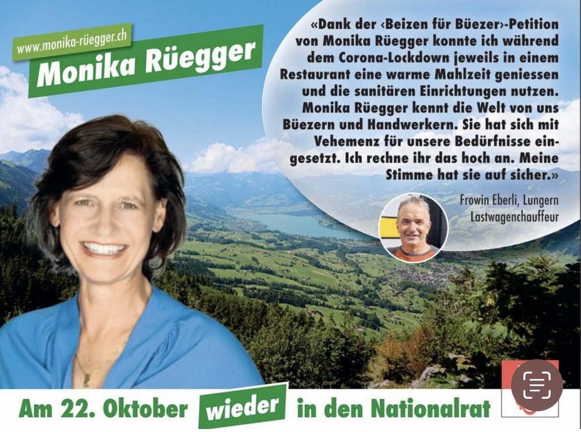 #WahlCH23 #wahlen2023 #Nationalrat <a href="/Kanton_Obwalden/">Kanton Obwalden</a> 

Gehen Sie an die Urne - jede Stimme zählt - vielen Dank für Ihre Wahl 🇨🇭

Ich werde mich wie bis anhin engagiert für Sie einsetzen. Mit verlässlich bürgerlich-liberaler Politik!