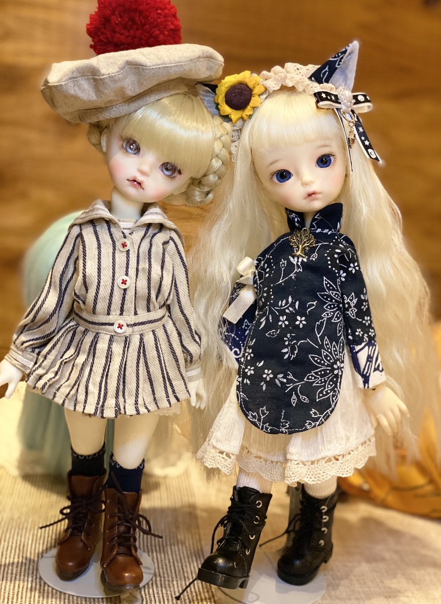 misora_seren's tweet photo. 今日はアトリエ百叶さん@atelier_momoka のオフ会に参加させていただきました♪
前半は百叶さんと2人きりでしたが、偶然、昨日お迎えしたばかりというfepeちゃんを連れてこられたので、iMda合わせになりました( ´艸｀)♪

#cadredor
#imda
#imdadoll 
#fepe
#gian
#babette 
#うちのこかわいい https://t.co/DPFeJXlapi