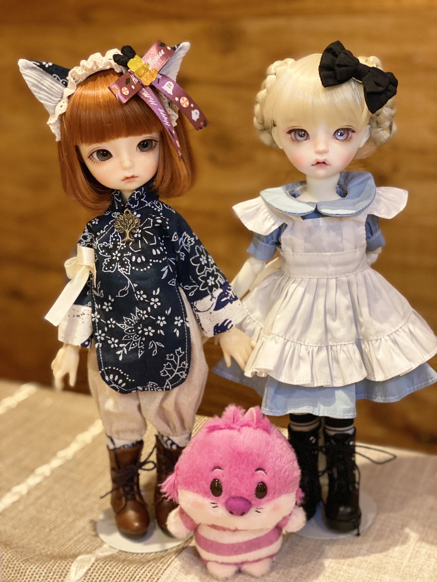 misora_seren's tweet photo. 今日はアトリエ百叶さん@atelier_momoka のオフ会に参加させていただきました♪
前半は百叶さんと2人きりでしたが、偶然、昨日お迎えしたばかりというfepeちゃんを連れてこられたので、iMda合わせになりました( ´艸｀)♪

#cadredor
#imda
#imdadoll 
#fepe
#gian
#babette 
#うちのこかわいい https://t.co/DPFeJXlapi